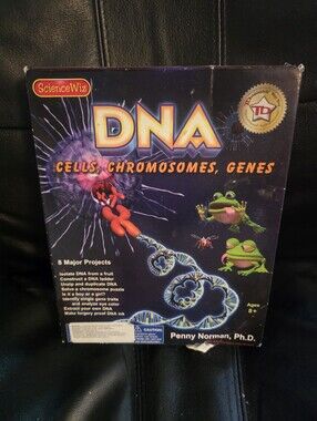 ScienceWiz DNA Cells Chromosomes & Genes Science Book & Learning STEM Kit (7811)